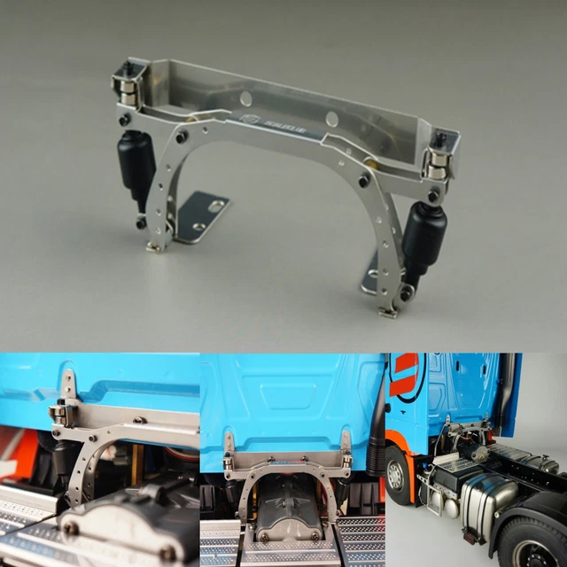 1/14 Metallo Cambio Scatola di Cambio Servo Montaggio Rimorchio Staffa