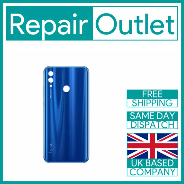 For Huawei Honor 10 Lite Replacement Rear Battery Cover Back Glass (Blue) UK