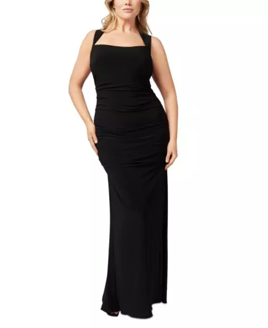 New $179 Adrianna Papell  Women's Long Sleeveless Ball Gown Dress A2927
