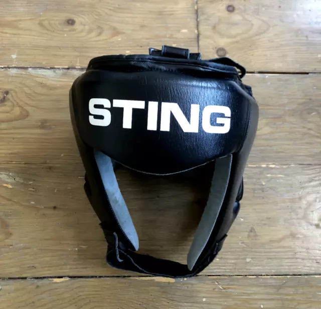 Sting Orion Gel Open Face Head Guard Muay Thai Boxing Sparring Kickboxing Karate