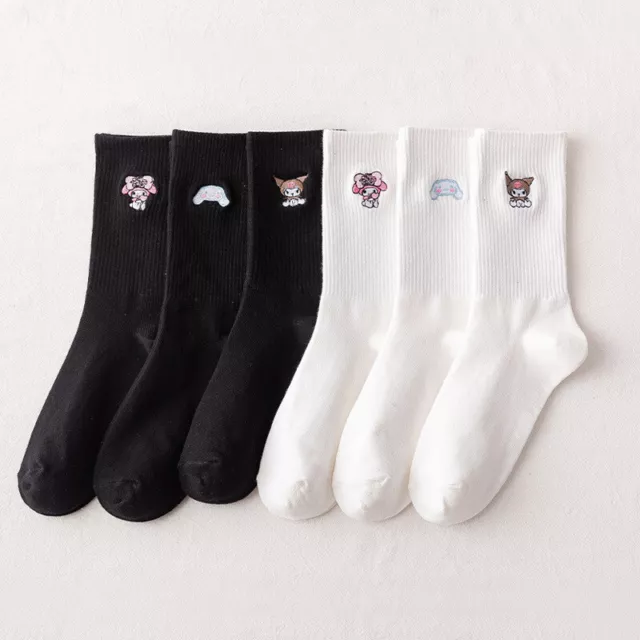 High-quality Cotton Mid-tube Socks For Women Sweat-absorbent And Breathable