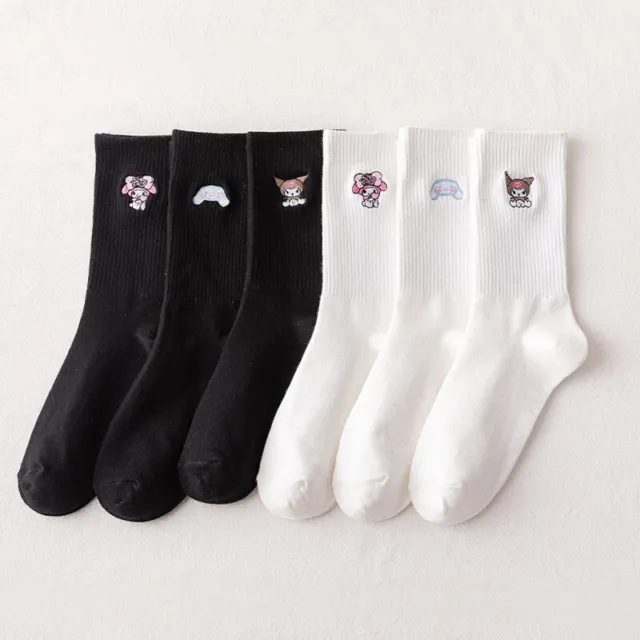 Stylish Women's Mid-tube Socks With Sweet And Charming Designs