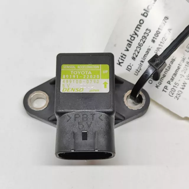 LEXUS RX AL20 Yaw Rate Sensor 89191-22020 3.5 Hybrid 230kw 2018 22362933