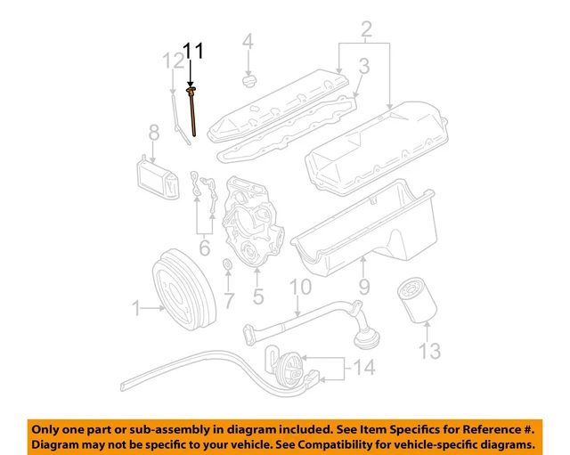 UXCELL 1 Pcs Engine Oil Fluid Level Dipstick For Ford F-150 FX4 - View #5