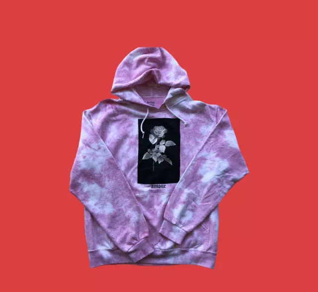 Artist union pink rose hoodie deals