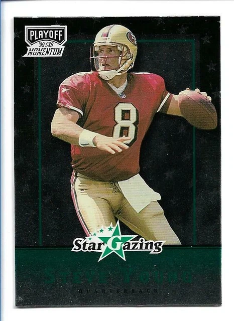 Steve Young 1999 Playoff Momentum SSD Star Gazing #SG40   San Francisco 49ers