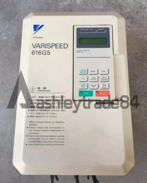 1PC Used Yaskawa inverter 616G5 series 7.5KW 380V CIMR-G5A47P5