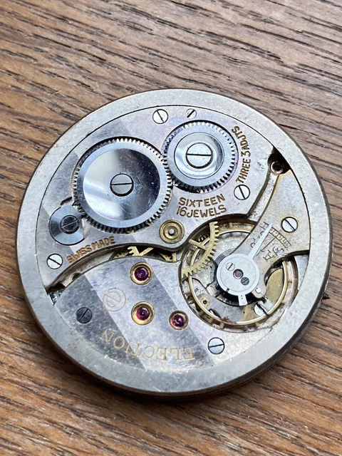 Mouvement De Montre à Gousset Vintage - Années 1920, Mécanique, Argenté