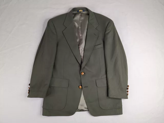 Vintage Pendleton Jacket Adult 44 Regular Green Wool Two Button Sport Coat