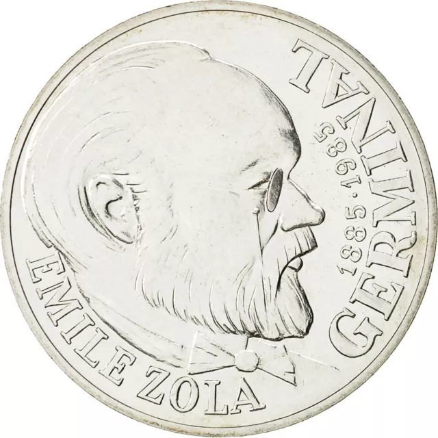 [#482283] Monnaie, France, Zola, 100 Francs, 1985, Paris, ESSAI, SPL, Argent, Ga
