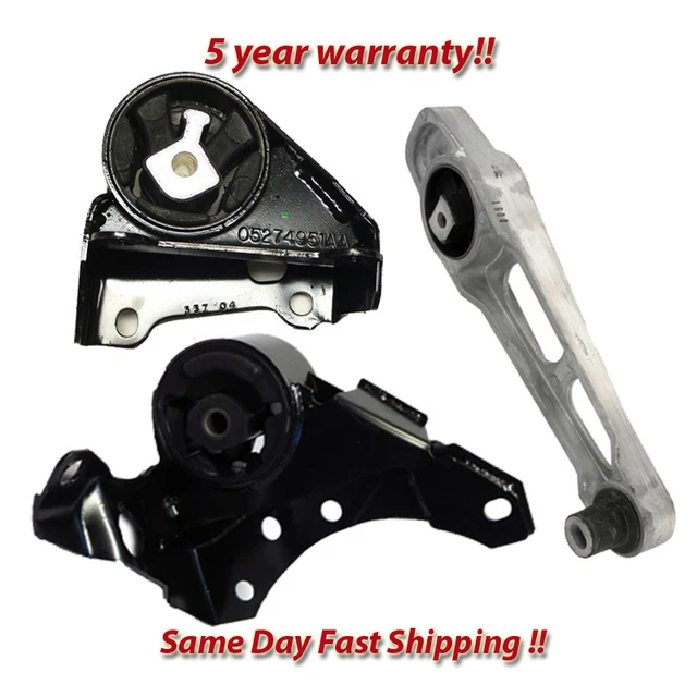 Engine Motor & Transmission Mount Set 3PCS. 03-05 for Dodge Neon 2.0L for Manual