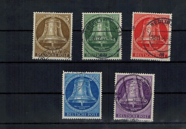 Berlin Michel Nr. 101-105 Rund / Vollstempel  Glocke Klöppel Mitte