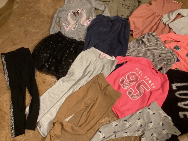 Pacchetto abbigliamento ragazze età 6-7 anni, buona selezione guardaroba 5