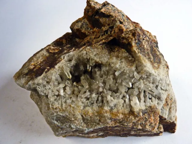 M1859 Große Quarz Stufe Bergkristall Henneberg Weitisberga Mineralien Minerals
