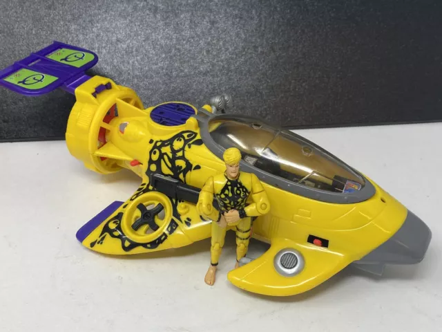 Jonny Quest Porpoise Boat + Figure 1996 Galoob Deep Dive