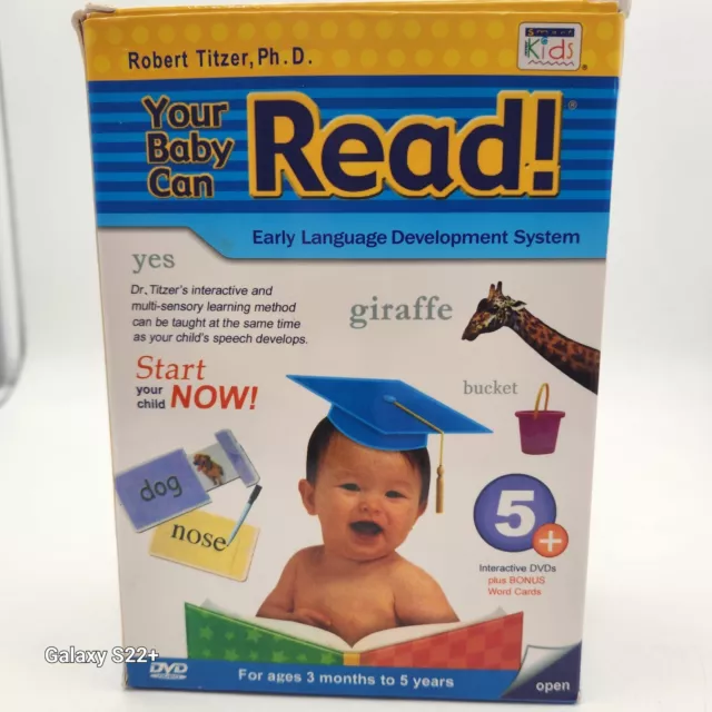 Your Baby Can Read Word Cards DVDs Early Language Development System