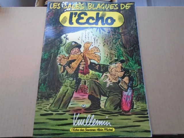 LES SALES BLOGUES DE L'ECHO Vuillemin FRANZÖSISCHE SPRACHE GN TP PB selten 1981