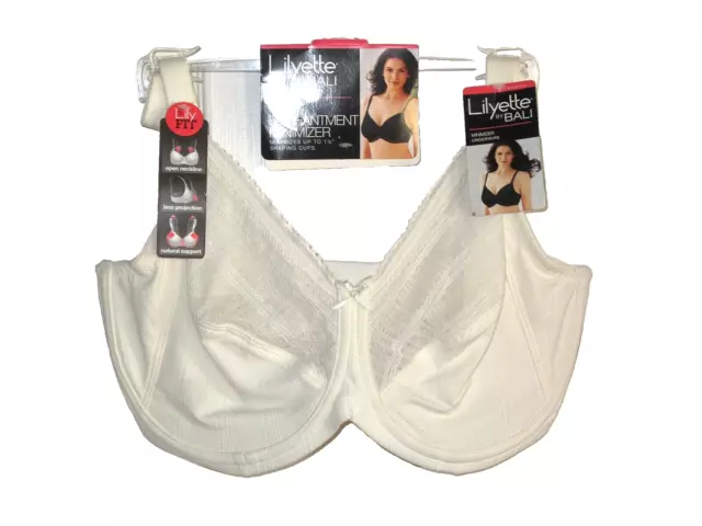 NWT Lilyette by BALI Style 0434 Minimizer Underwire Bras Various Sizes