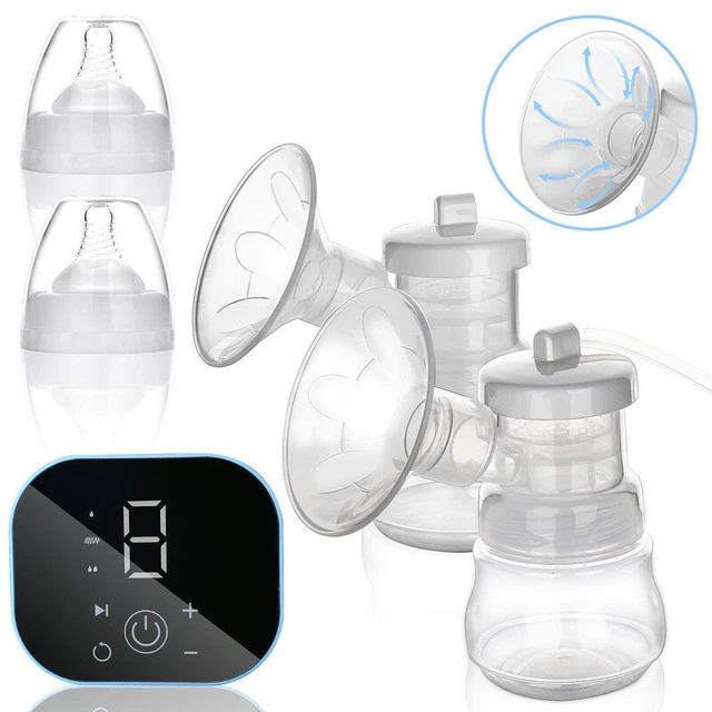 Extractor de leche eléctrico doble alimento para bebé recargable extractor de pecho bebé