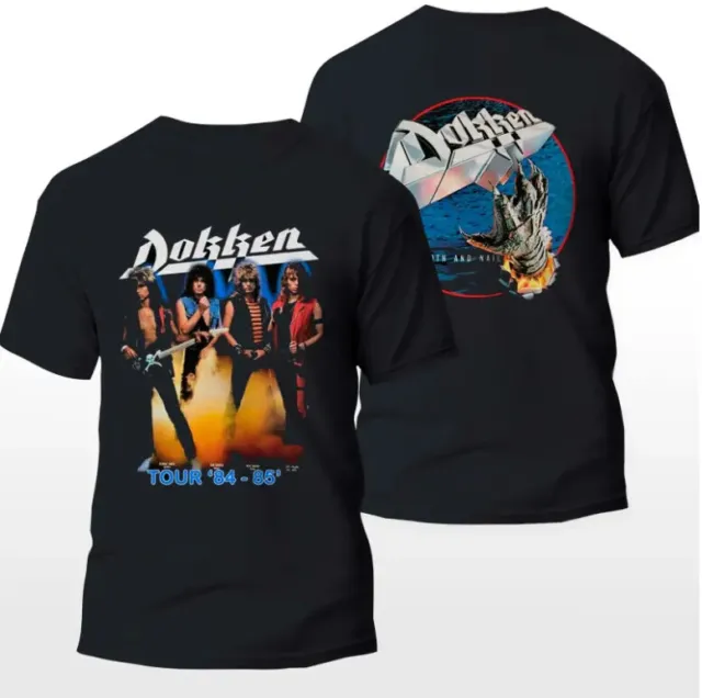 Dokken Tooth & Nail 1984 - 85 Tour Concert Music Unisex T shirt