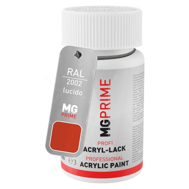RAL 2002 Blutorange lucido Stilo di ritocco da 50 ml ad asciugatura rapida