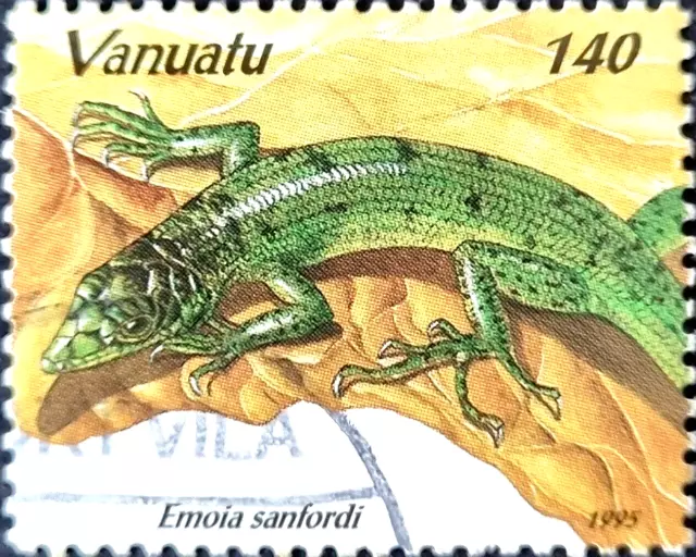 VANUATU 1995 Lizard Used Stamp as Per Photos