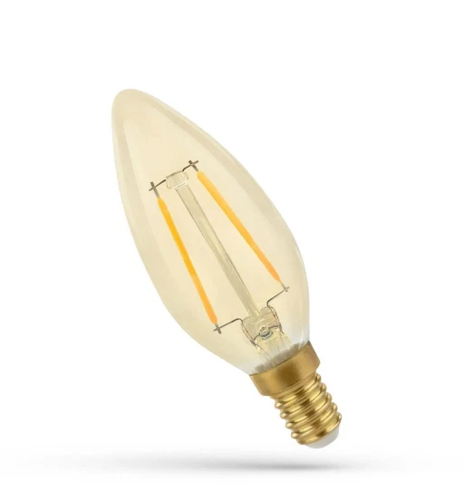 LED E14 Retro 2W 5W Vintage Gold Leuchtmittel Glühbirne Edison Filament Lampe