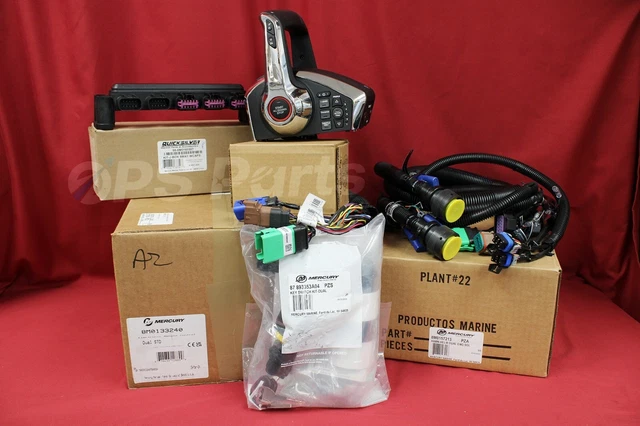 NEW/ OEM MERCURY Verado Dual Console Binnacle Kit w/ DTS Rigging Kit ...