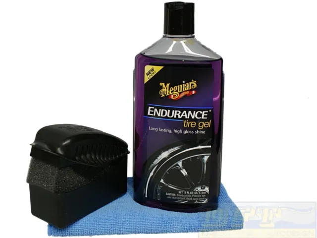 Meguiars Endurance High Brillant Kit Incl.tire Dressing Pad Et Tissu Microfibre