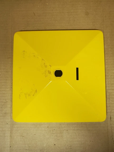 U-turn Candy Machine Lid Bulk Yellow Vending Top Cover Donation Slot Parts UTurn