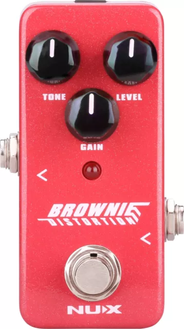 NUX Brownie Distortion Effektgerät Effektpedal E-Gitarre Guitar Verzerrer Pedal