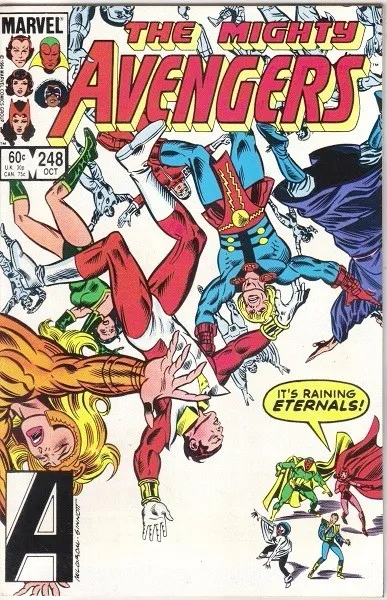 The Avengers Comic Book #248, Marvel Comics 1984 VERY HIGH GRADE UNREAD NEW