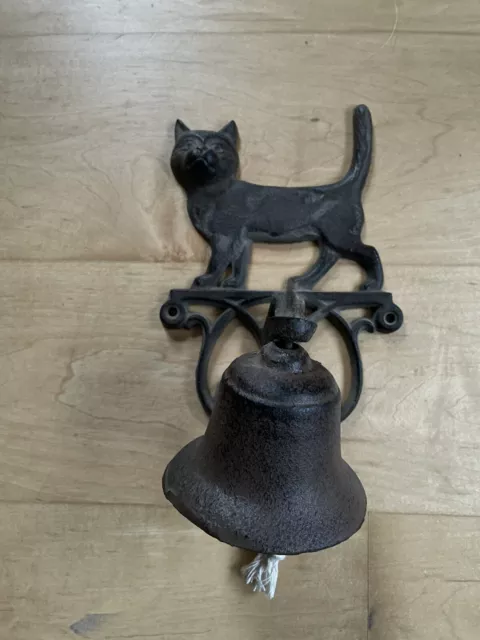 Gusseiserne Katzen Glocke