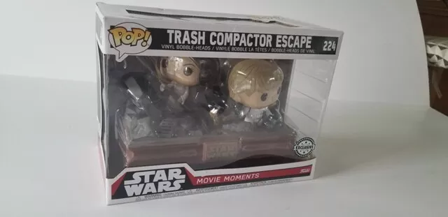 Funko Star Wars Movie Moments Trash Compactor Escape Luke Leia #224