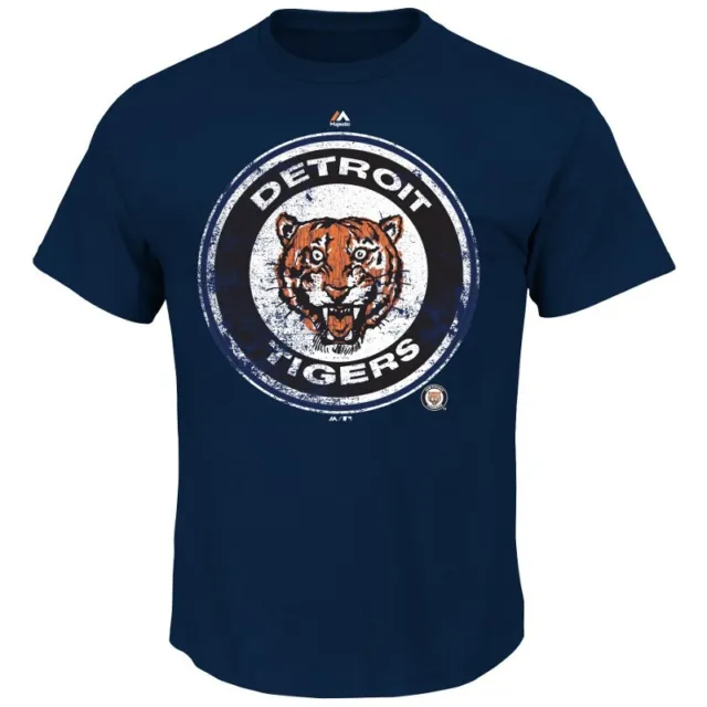 MLB Baseball DETROIT TIGERS League Supreme Cooperstown T-Shirt Majestic