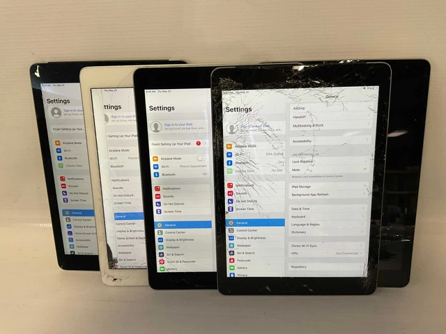 Lot of 5x iPad Air iCloud UNLOCKED READ  -