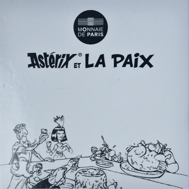 FRANCE, 50 EURO, Astérix et la paix, 2015, Monnaie de Paris, FDC ...
