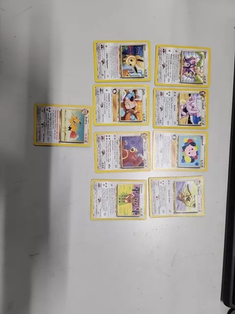 Lotto Carte Pokemon Prima Edizione Varie