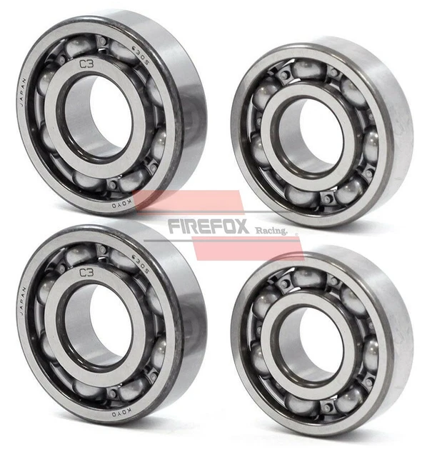Main Bearing Set For Yamaha Banshee / RZ350 Crank - TZ Style, Fits All Model Years 9 thumbnail image