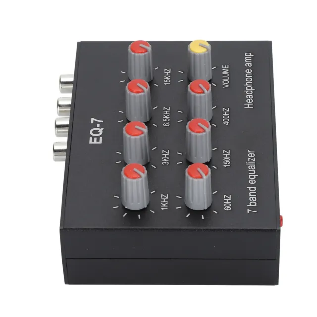 7 Band Sound Equalizer High Bass Adjustment 5.5x2.1 Interface 12db Digital New