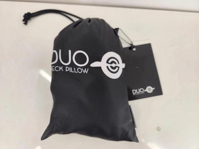 Duo Inflatable Travel Pillow Airplane Neck Pillow 4 positions for Neck Head Hood