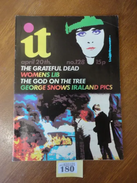 No. 128 April 1972 - it / International Times Magazine  Grateful Dead Womens Lib