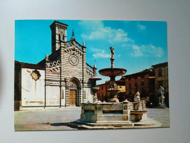 Prato, Piazza del Duomo, Cartolina, Ed. Giusti di Saverio Becocci, Cecami