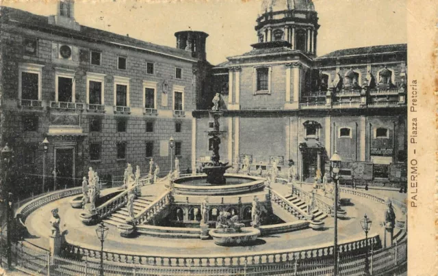 A433)  Palermo Piazza Pretoria. Viaggiata