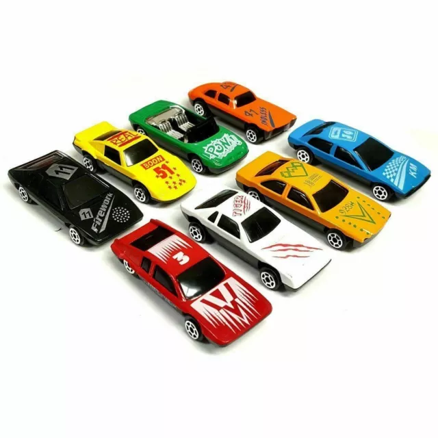 8pc Metal Die Cast Racing Cars Set Vehicle Children Kids Boys Play Toys Gift NEW