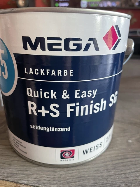 € Mega 155 Finitura RS Quick Easy SG 155 Reinweiss Ralton 9010 (17,50 €/L)