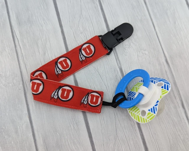 Pacifier Clip Pacifier Holder Baby Shower Gift College Pacifier Clip Utes