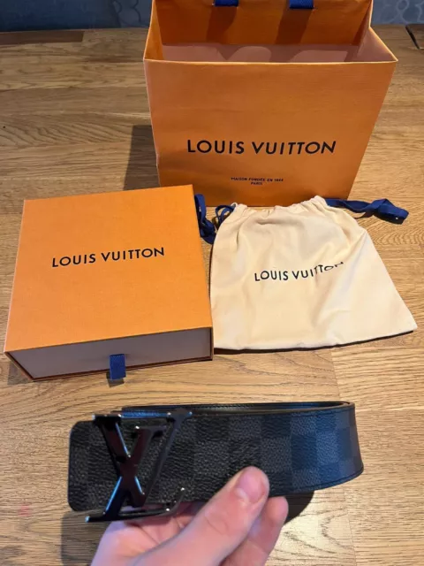 Louis Vuitton LV SHAPE PATCHWORK BELT 40mm 95cm/38”32uk 100