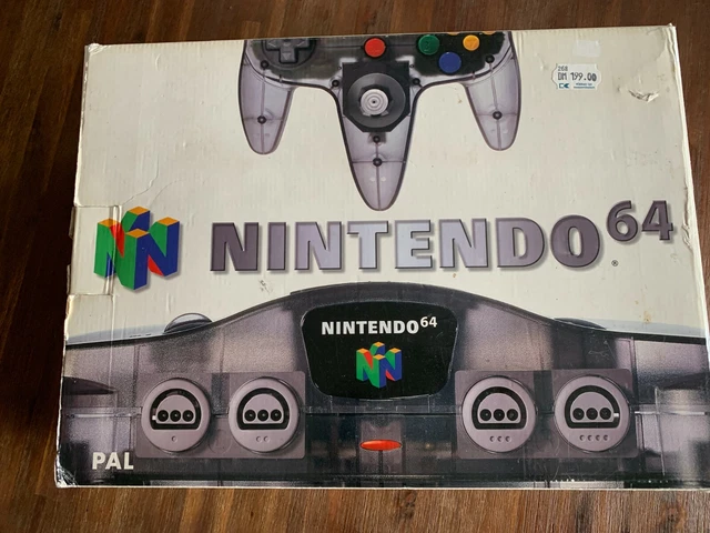 Console Nintendo 64 Smoke Grey En Boite + Expansion Pack / N64 Transparente