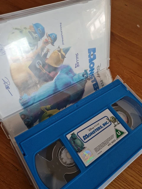 DISNEY PIXAR MONSTERS, Inc. (VHS/SUR, 2002) Rare Blue VHS video £4.99 ...